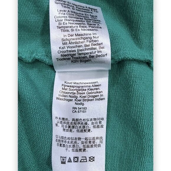 DKNY Jeans Teal Ombre Hooded Sweatshirt US S - Picture 7 of 9